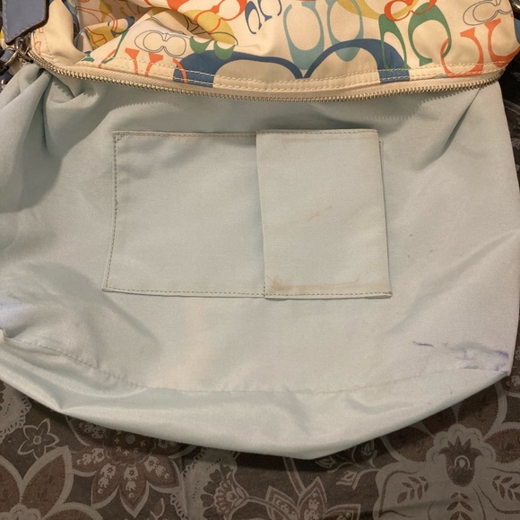 COACH 🧡🦋Colorful Butterfly & CC Pattern Shoulder Bag & Pouch Set - Picture 12 of 15